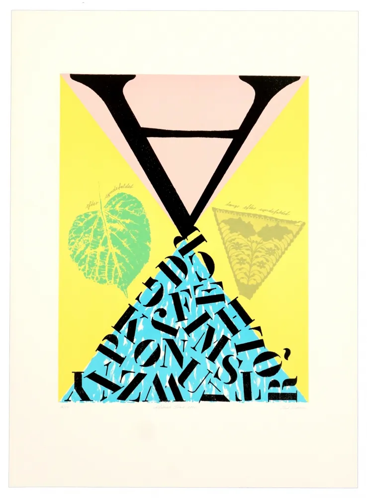 Литография Pedersen - Alfabetets Fødsel