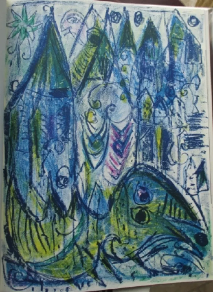 Литография Pedersen - Fantasiens Slot (The Palace of Fantasy)