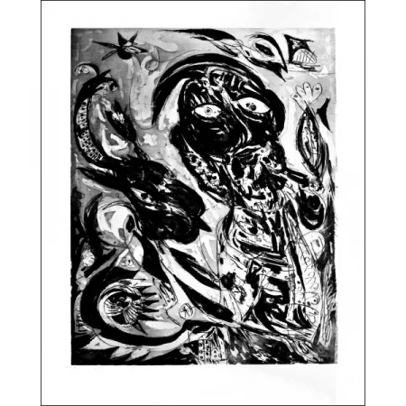 Акватинта Pedersen - La  Reve de la licorne