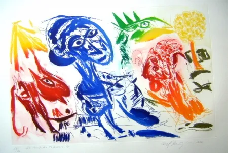 Акватинта Pedersen - Le courtisan ensorcele