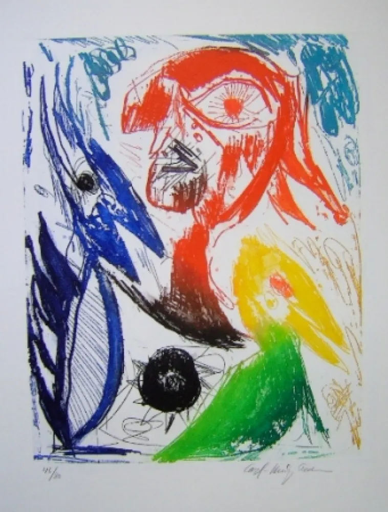 Акватинта Pedersen - L'Ile d'elle  I