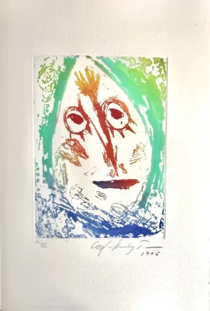 Литография Pedersen - Quatre chansons pour un château de Puisaye