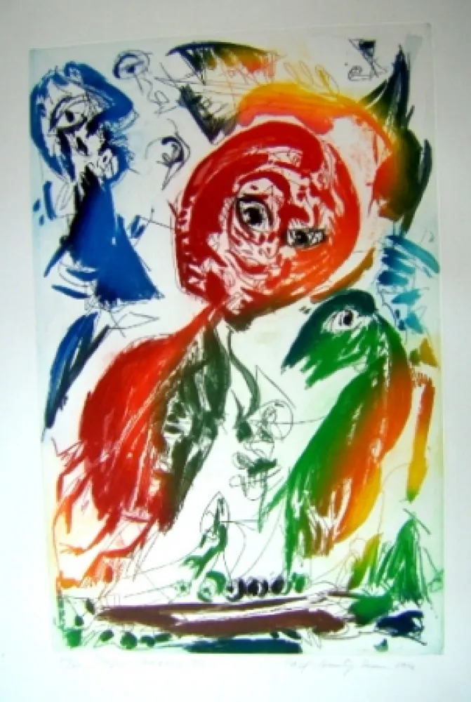 Акватинта Pedersen - Tempete nocturen