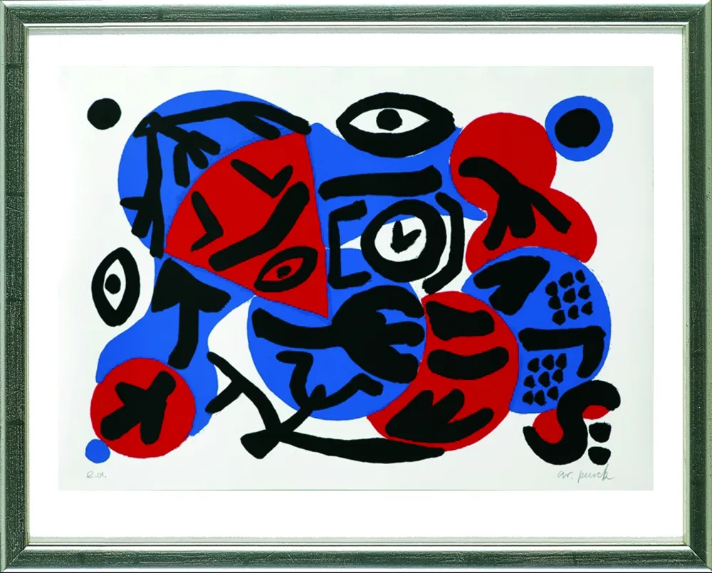 Сериграфия Penck - O.T. (Perry Rhodan 4), 1996