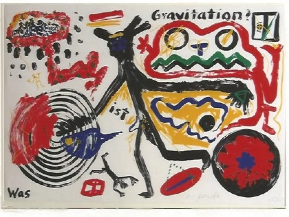 Сериграфия Penck - Was ist Gravitation