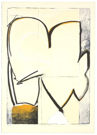 Литография Péneau - Figure cactus