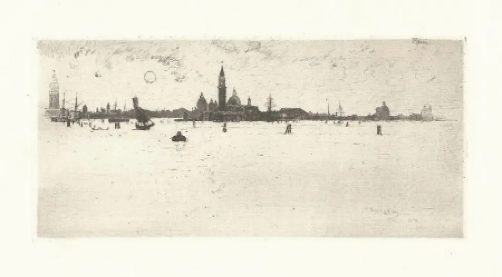 Гравюра Pennell - Venice from the Sea