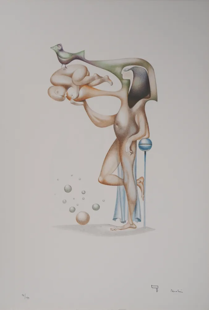 Литография Pérahim - L'Alphabet Hébreu : Maternité Egyptienne