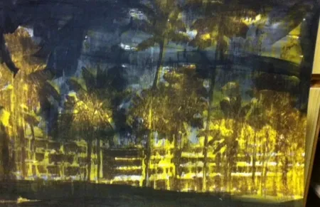 Литография Perez - Dorado Hilton, Puerto Rico