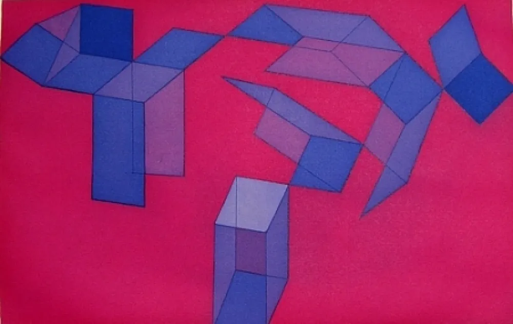 Офорт И Аквитанта Perilli - Ditirambo