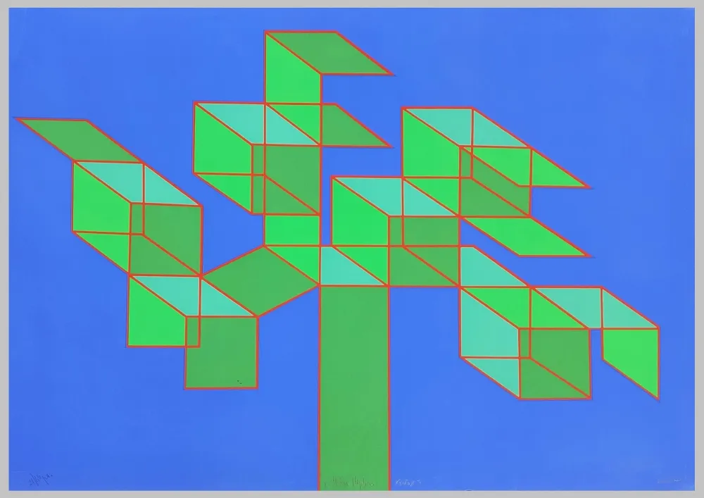 Сериграфия Perilli - Kontakte