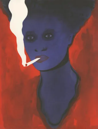 Акватинта Pétrovitch - Fumeuse