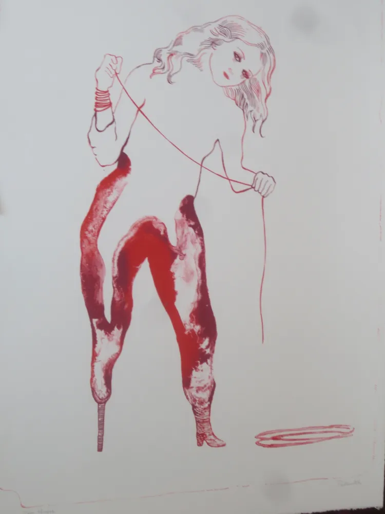 Литография Pétrovitch - Sur un pied