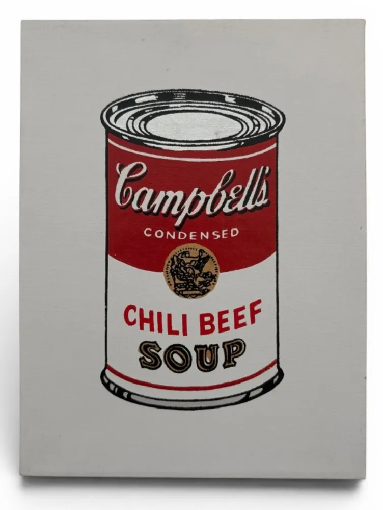 Многоэкземплярное Произведение Pettibon - Andy Warhol, Campell’s Soup, Chili Beef
