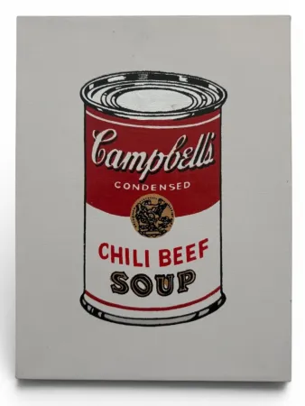 Многоэкземплярное Произведение Pettibon - Andy Warhol, Campell’s Soup, Chili Beef