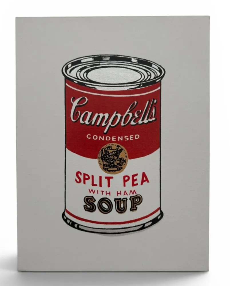 Многоэкземплярное Произведение Pettibon - Andy Warhol, Campell’s Soup, Split Pea