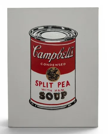 Многоэкземплярное Произведение Pettibon - Andy Warhol, Campell’s Soup, Split Pea