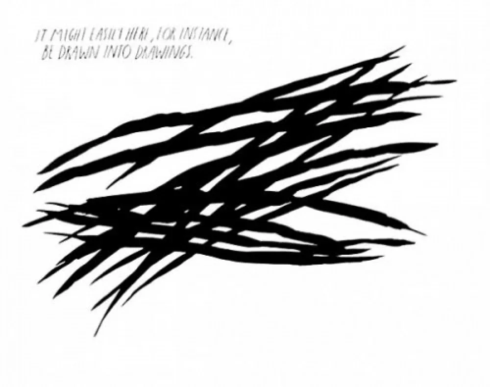 Многоэкземплярное Произведение Pettibon - Untitled, It might easily -be drawn into drawings