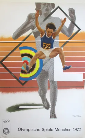 Литография Phillips - OL 1972 - original colourlitograph