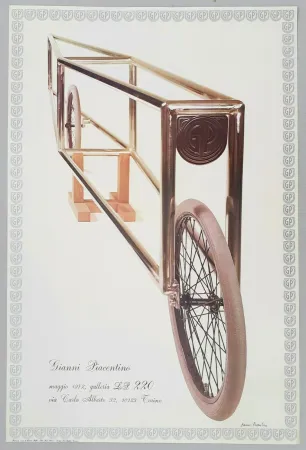 Литография Piacentino - Mostra Galleria LP220, 1972 - Manifesto firmato