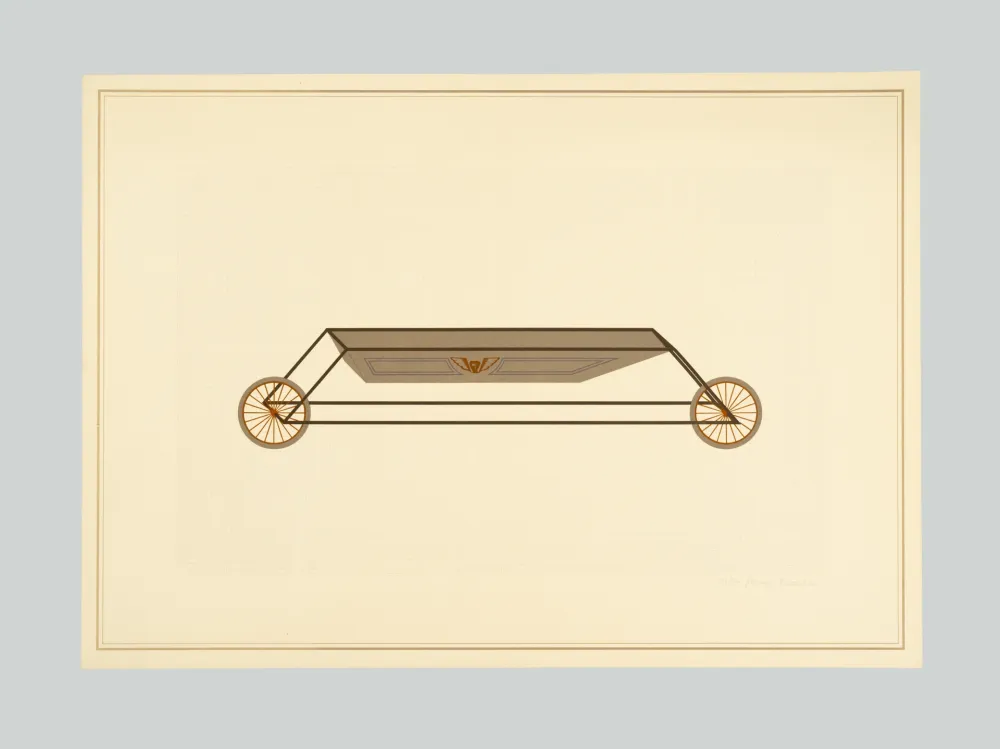 Литография Piacentino - Vehicle sculpture. Wall sculpture (e)