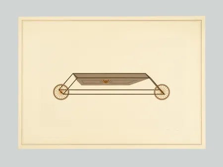 Литография Piacentino - Vehicle sculpture. Wall sculpture (e)