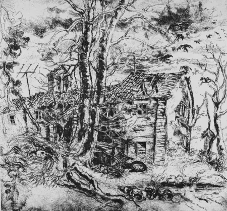 Офорт Piacesi - Abbandono