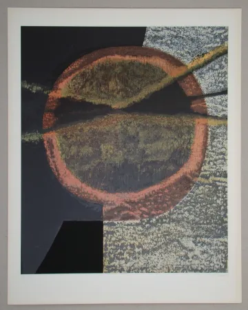 Сериграфия Piaubert - Composition V.-1964