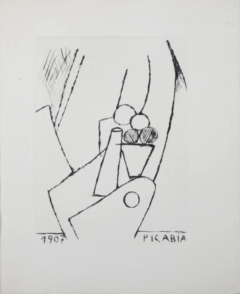Гравюра Picabia - Composition, 1947