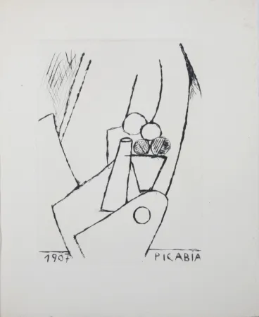 Гравюра Picabia - Composition, 1947