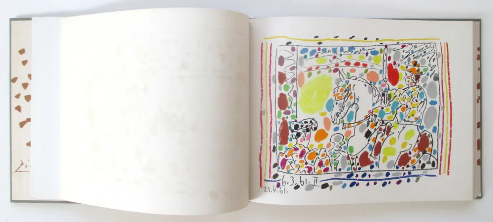 Литография Picasso - A Los Toros with 4 original lithographs