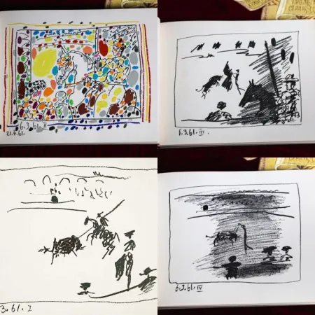 Литография Picasso - A Los Torros avec Picasso 