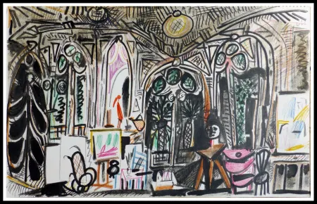 Литография Picasso (After) - CARNET DE CALIFORNIE XIII