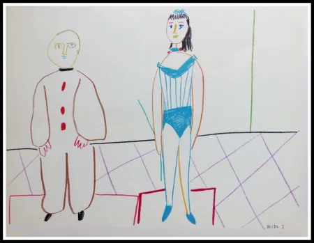 Литография Picasso (After) - DESSINS DE VALLAURIS IX