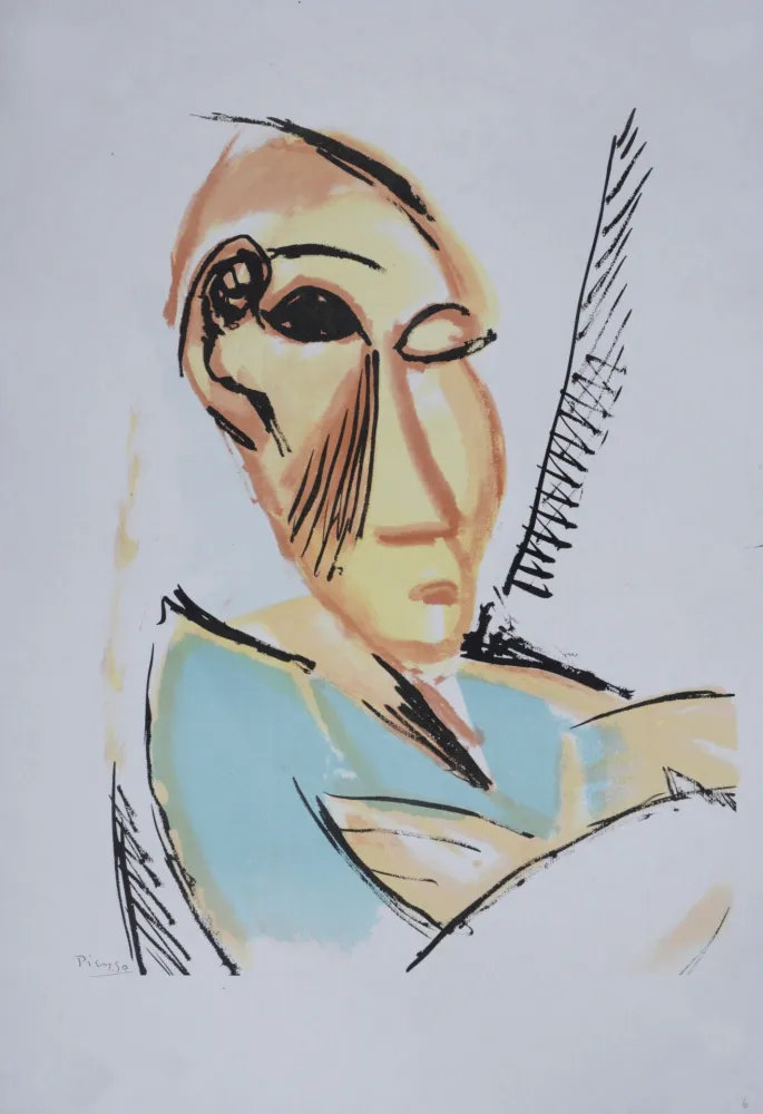 Литография Picasso (After) - Étude pour Les Demoiselles d'Avignon, 1946