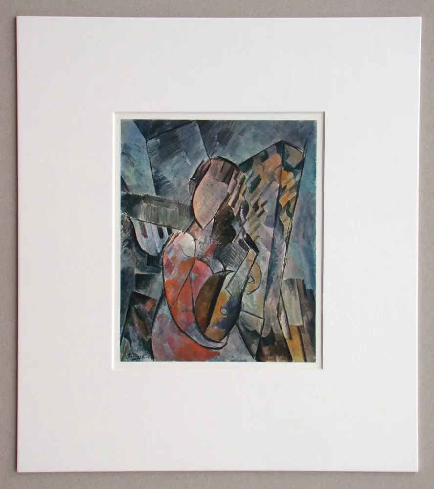 Фототипия Picasso (After) - Femme à la guitare, 1909