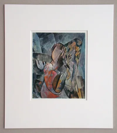 Фототипия Picasso (After) - Femme à la guitare, 1909