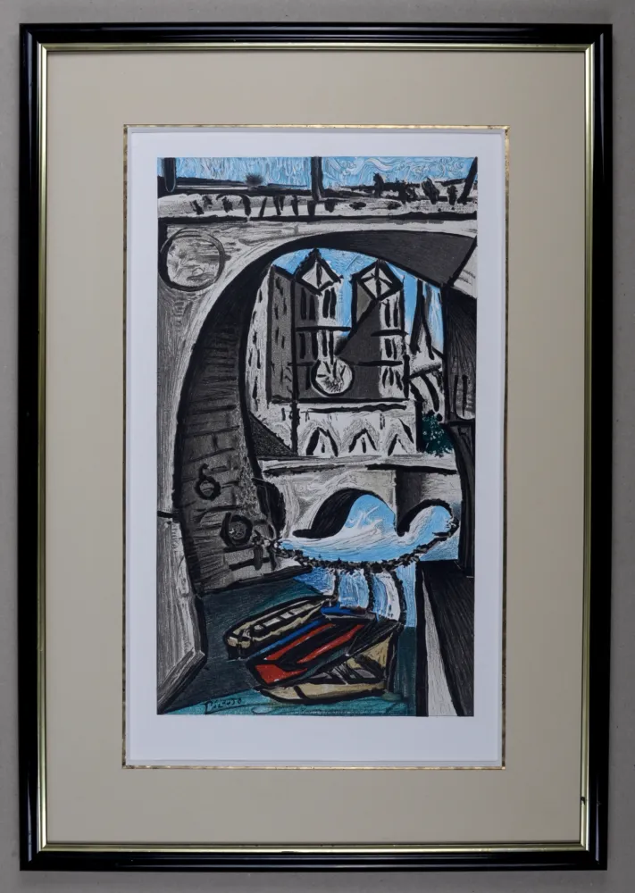 Литография Picasso (After) - Notre-Dame, 1979