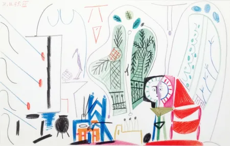 Литография Picasso - Atelier