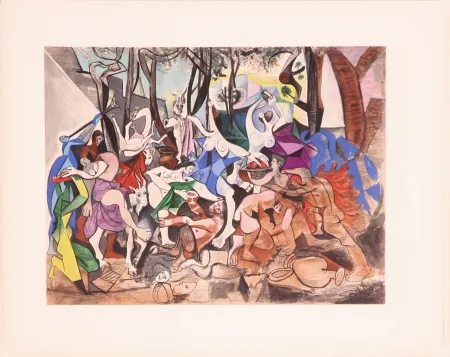 Литография Picasso - Bacchanale (After)