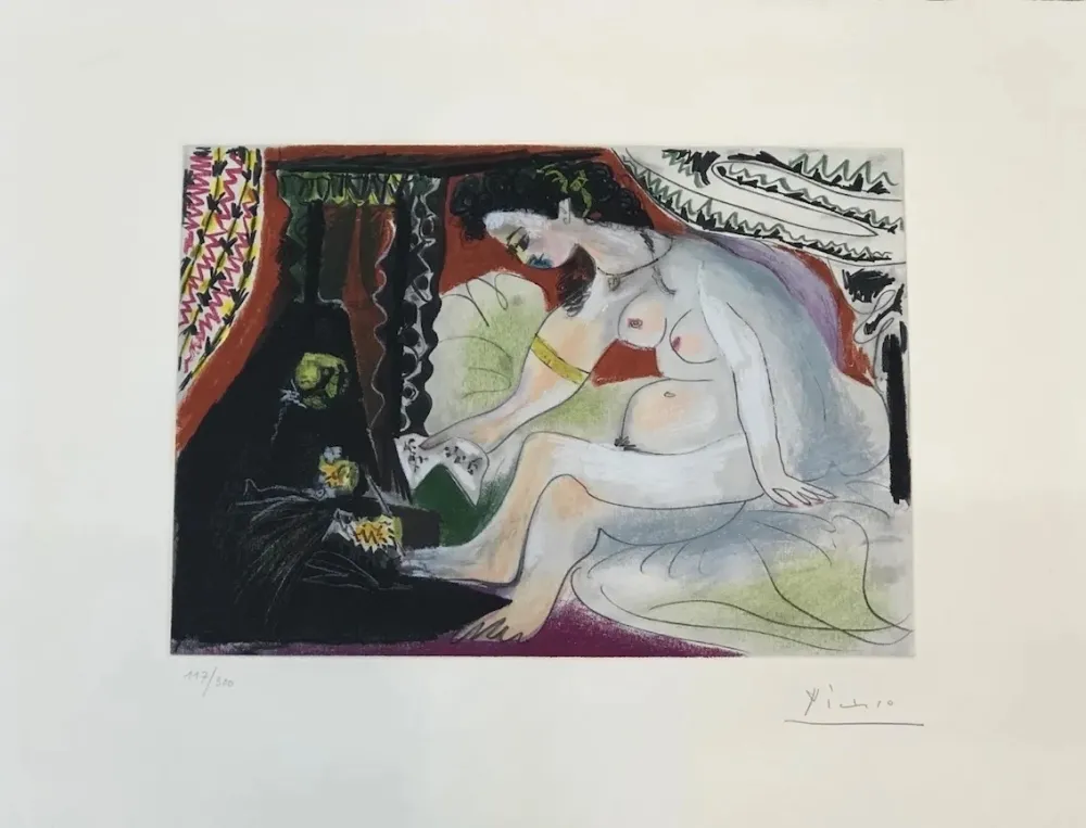 Офорт И Аквитанта Picasso - Bethsabée