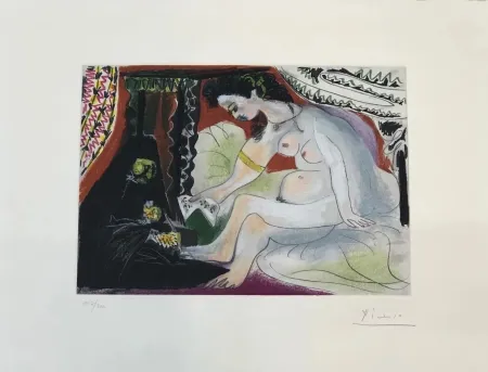 Офорт И Аквитанта Picasso - Bethsabée