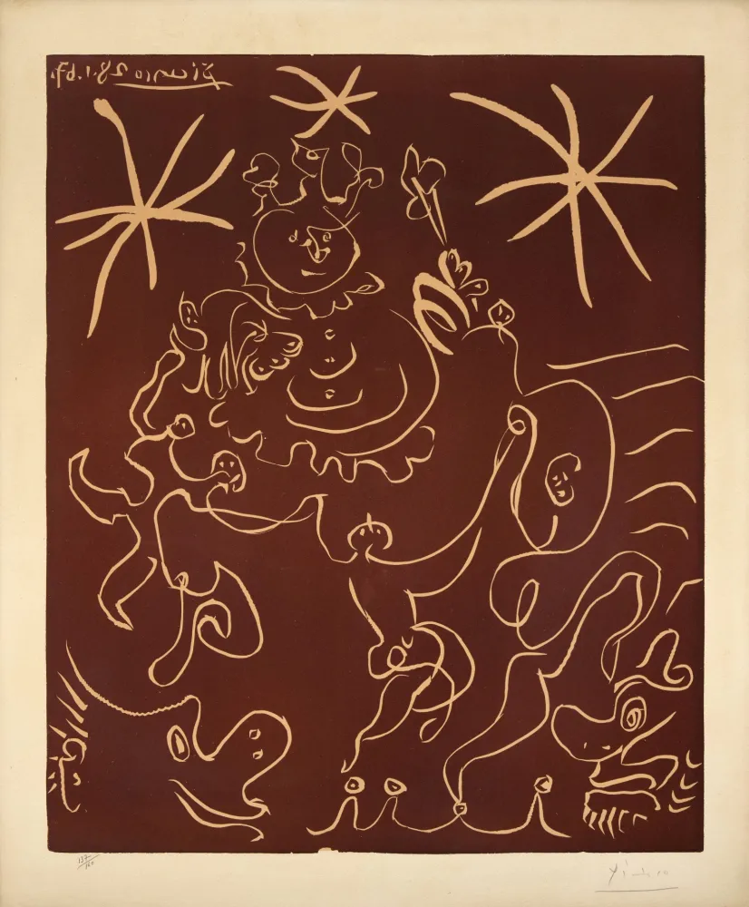 Линогравюра Picasso - Carnaval