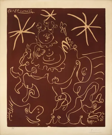 Линогравюра Picasso - Carnaval