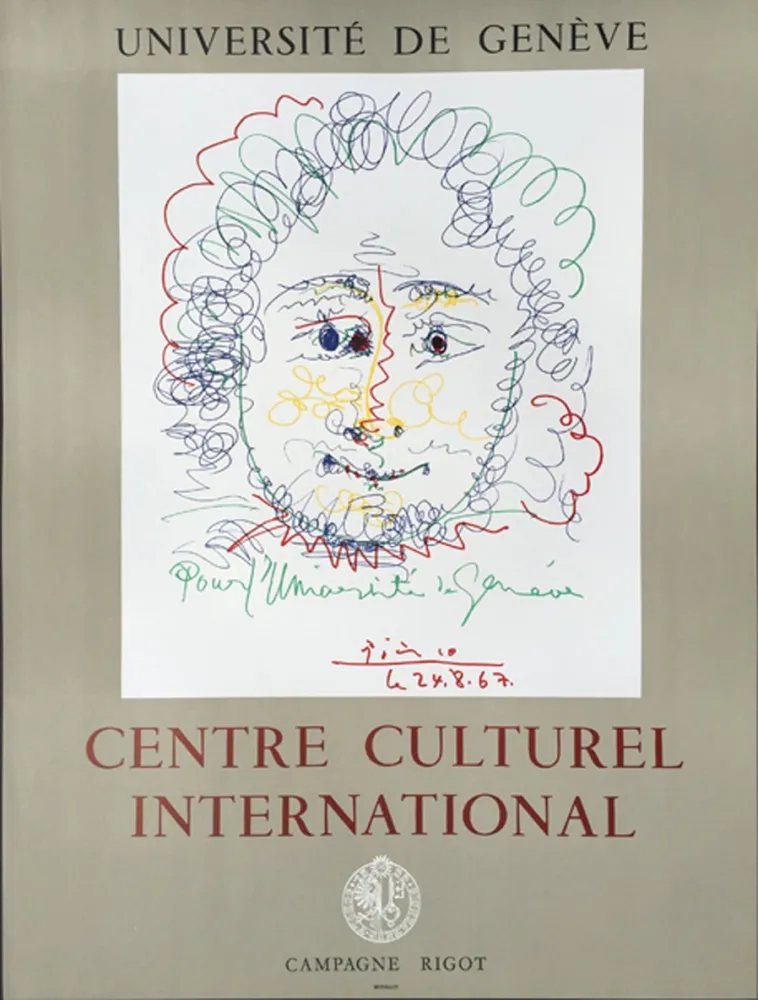 Литография Picasso - Centre Culturel International - GENEVE