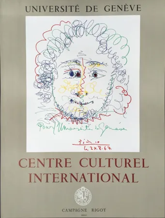 Литография Picasso - Centre Culturel International - GENEVE