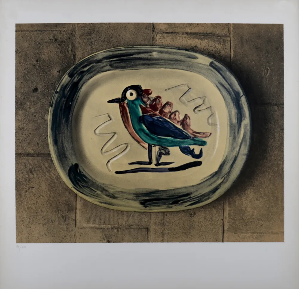 Литография Picasso - Céramique, 1967 - Proof before the text