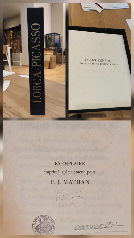 Иллюстрированная Книга Picasso - Chant funèbre pour Ignacio Sánchez Mejías 