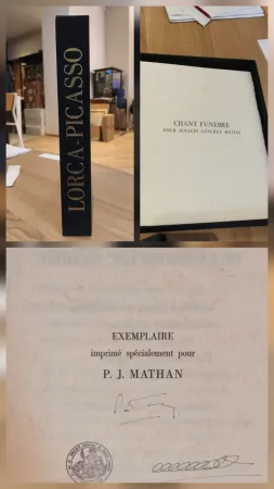 Иллюстрированная Книга Picasso - Chant funèbre pour Ignacio Sánchez Mejías 