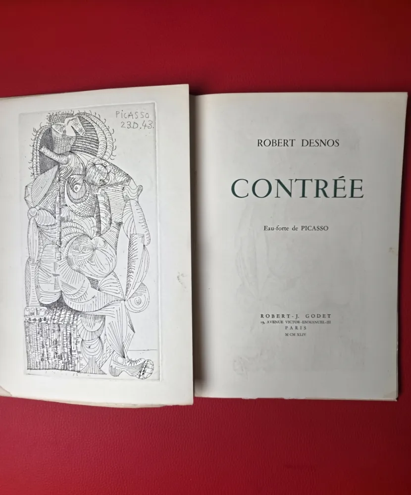 Иллюстрированная Книга Picasso - Contrèè - Robert Desnos